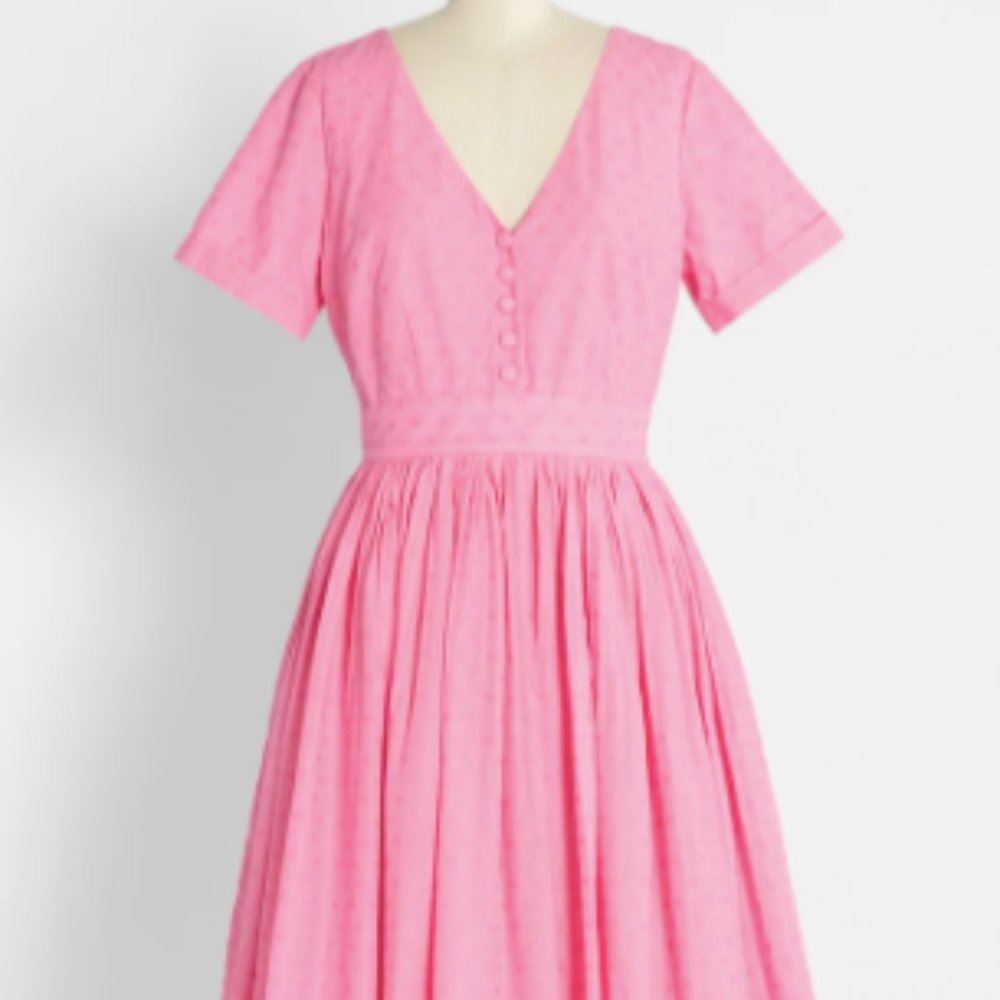 Modcloth NWT Fabulous Fit and Flare Shirt Dress 8